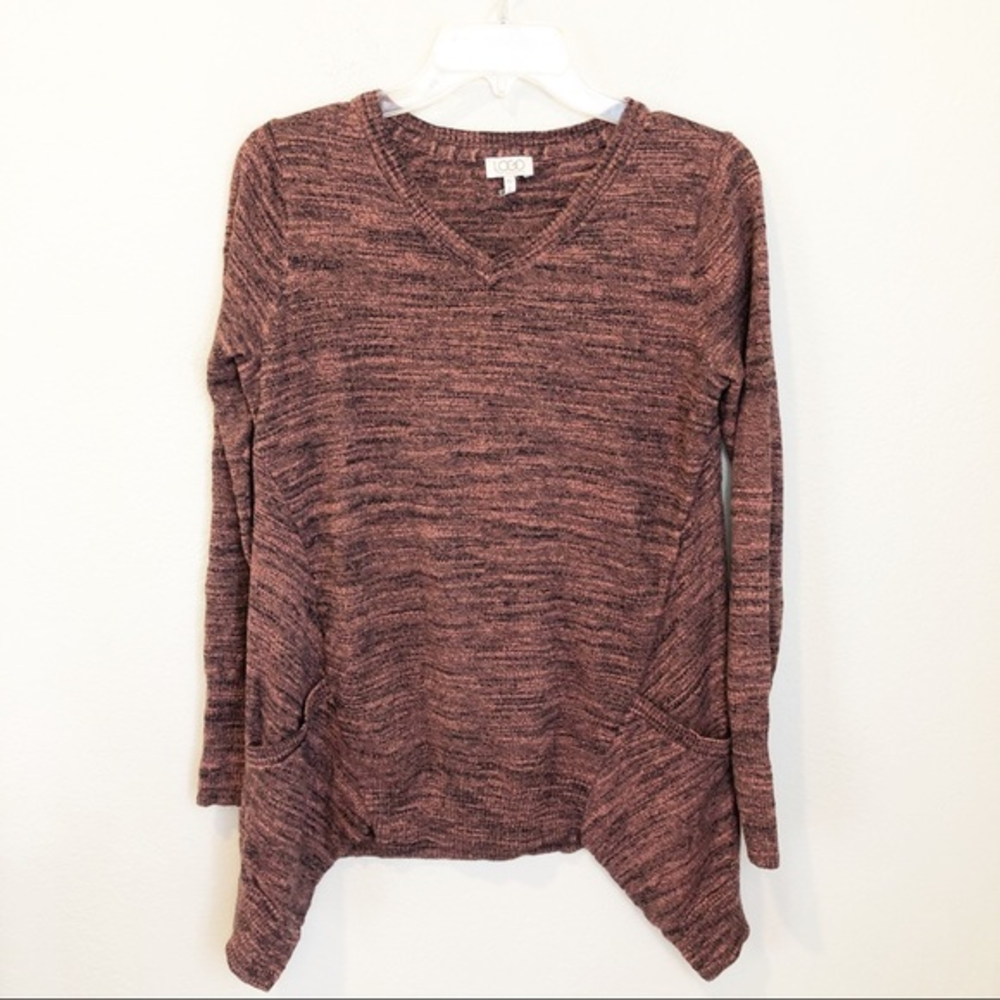 LOGO‎ Lori Goldstein Cotton Cashmere Sweater